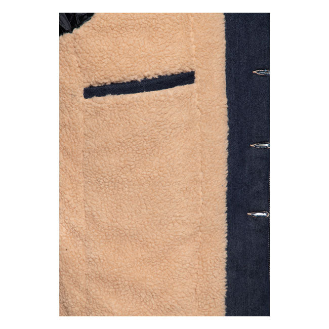 King Kerosin Jeans Jacket Dark Blue Wash Jackets Male King Kerosin