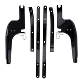 Windshield mounting bracket FLHR. Black Windshield mount kits Mcs