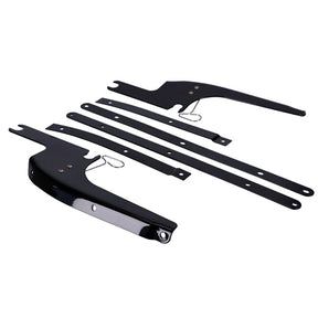 Windshield mounting bracket FLHR. Black Windshield mount kits Mcs