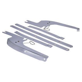 Windshield mounting bracket FLHR. Chrome Windshield mount kits Mcs