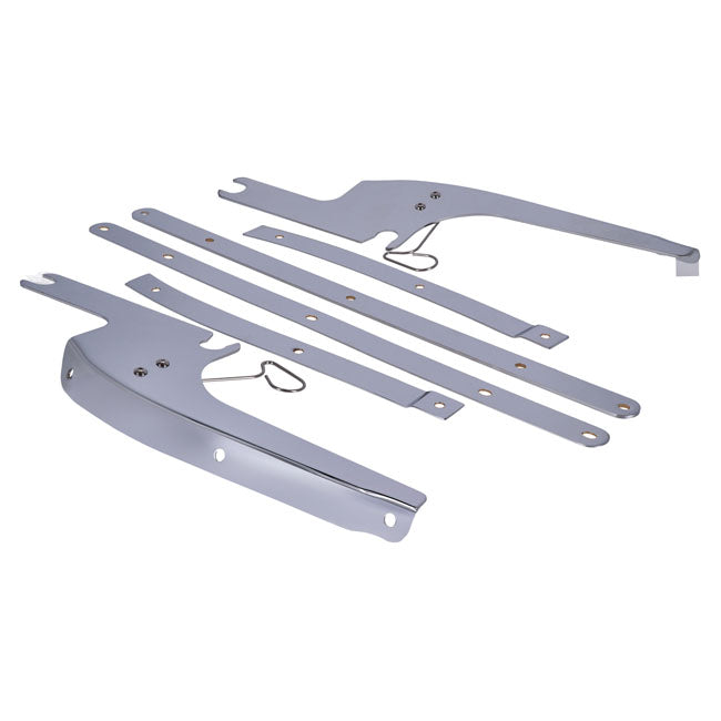 Windshield mounting bracket FLHR. Chrome Windshield mount kits Mcs