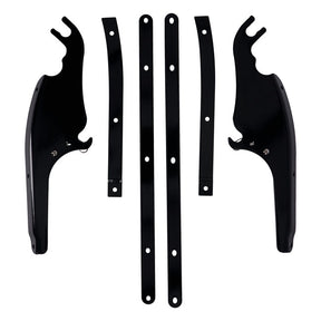 Windshield mounting bracket FLST/C. Black Windshield mount kits Mcs