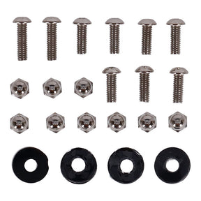 Windshield mounting bracket FLST/C. Black Windshield mount kits Mcs