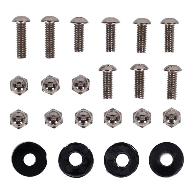 Windshield mounting bracket FLST/C. Black Windshield mount kits Mcs