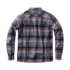 West Coast Choppers Rigid Flannel Shirt - Grey Shirts West Coast Choppers