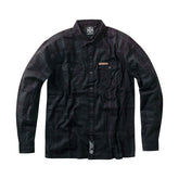 West Coast Choppers Rigid Flannel Shirt - Green & Black Shirts West Coast Choppers S
