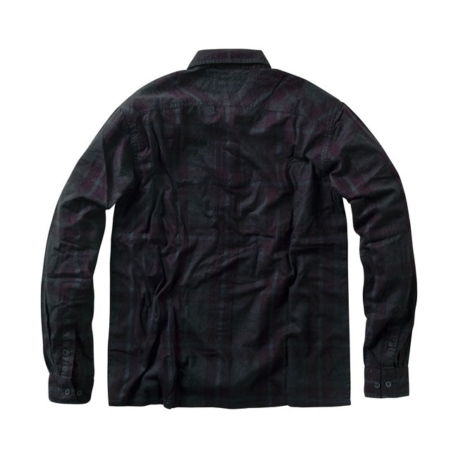 West Coast Choppers Rigid Flannel Shirt - Green & Black Shirts West Coast Choppers