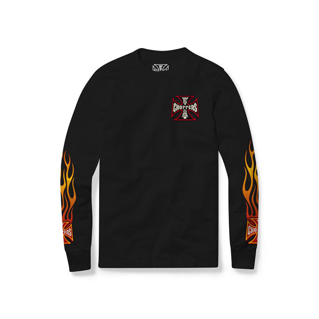 West Coast Choppers "Not Doing It Your Way" Long Sleeve - Black T-Shirt Long Sleeve West Coast Choppers