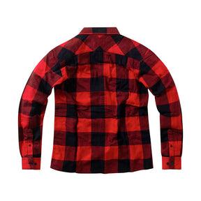 West Coast Choppers Rigid Flannel Shirt - Red & Black Shirts West Coast Choppers
