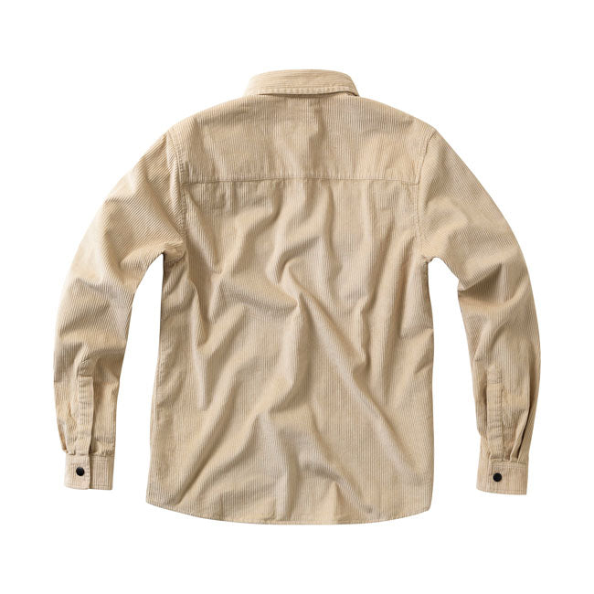 West Coast Choppers "Hill Country" Cord Shirt - Sand Shirts West Coast Choppers S