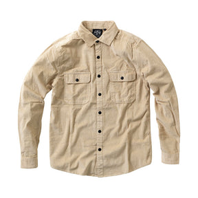 West Coast Choppers "Hill Country" Cord Shirt - Sand Shirts West Coast Choppers