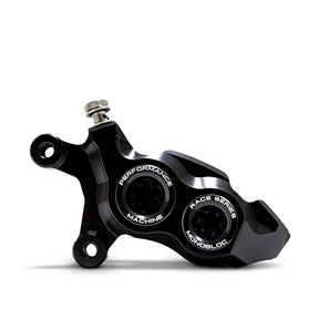 Performance Machine (Pm) Caliper Left 137 X 4 B Race Series Monobloc Blk/Ano Brake Calipers Performance Machine