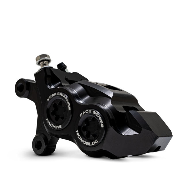 Performance Machine (Pm) Caliper Left 137 X 4 B Race Series Monobloc Blk/Ano Brake Calipers Performance Machine