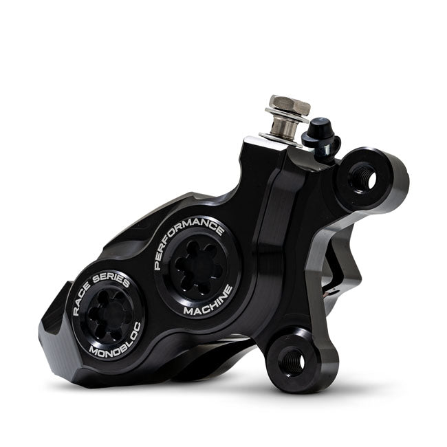 Performance Machine (Pm) Caliper Right 137 X 4 B Race Series Monobloc Blk/Ano Brake Calipers Performance Machine