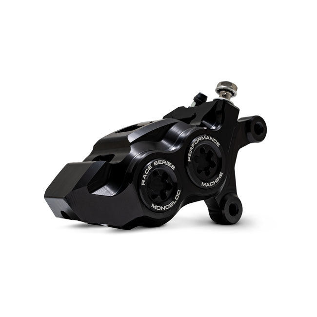 Performance Machine (Pm) Caliper Right 137 X 4 B Race Series Monobloc Blk/Ano Brake Calipers Performance Machine