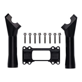 Indian Larry Motorcycles 6" Brooklyn Brawler Risers, Black - Milwaukee 8 Risers Indian Larry Motorcycles