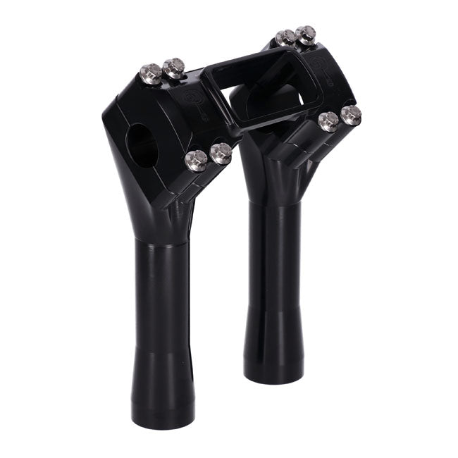 Indian Larry Motorcycles 6" Brooklyn Brawler Risers, Black - Milwaukee 8 Risers Indian Larry Motorcycles