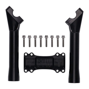 Indian Larry Motorcycles 8" Brooklyn Brawler Risers, Black Risers Indian Larry Motorcycles
