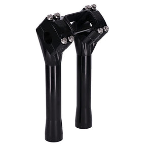 Indian Larry Motorcycles 8" Brooklyn Brawler Risers, Black - Milwaukee 8 Risers Indian Larry Motorcycles
