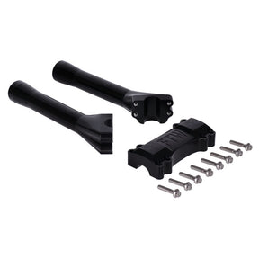 Indian Larry Motorcycles 10" Brooklyn Brawler Risers, Black Risers Indian Larry Motorcycles