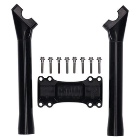 Indian Larry Motorcycles 10" Brooklyn Brawler Risers, Black Risers Indian Larry Motorcycles