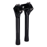 Indian Larry Motorcycles 10" Brooklyn Brawler Risers, Black - Milwaukee 8 Risers Indian Larry Motorcycles