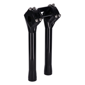 Indian Larry Motorcycles 10" Brooklyn Brawler Risers, Black - Milwaukee 8 Risers Indian Larry Motorcycles