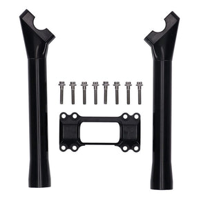 Indian Larry Motorcycles 10" Brooklyn Brawler Risers, Black - Milwaukee 8 Risers Indian Larry Motorcycles