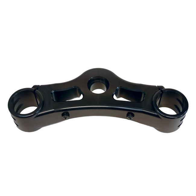 Indian Larry Motorcycles 10" BK Brawler Kit, Black - 15-23 Road Glide Riser And Speedo Top Clamp Set Indian Larry Motorcycles