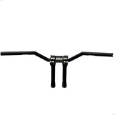 3" Brooklyn Brawler Gloss Black Handlebars, Gloss Black - 08-24 Throttle By Wire Handlebar Indian Larry Motorcycles