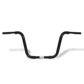 Fehling, 1 1/4" Fat Apehanger. 3 Hole. 25cm High. Black Handlebars Fehling Crc