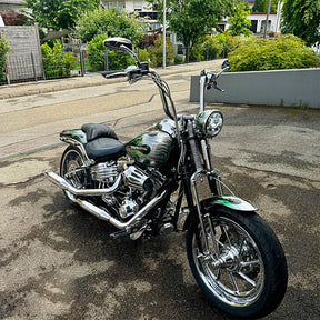 Fehling, 1 1/4" Fat Apehanger. 3 Hole. 31cm High. Chrome Handlebars Fehling Crc