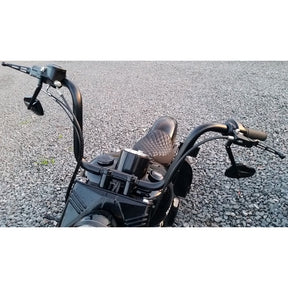 Fehling, 1 1/4" Fat Apehanger. 3 Hole. 31cm High. Black Handlebars Fehling Crc