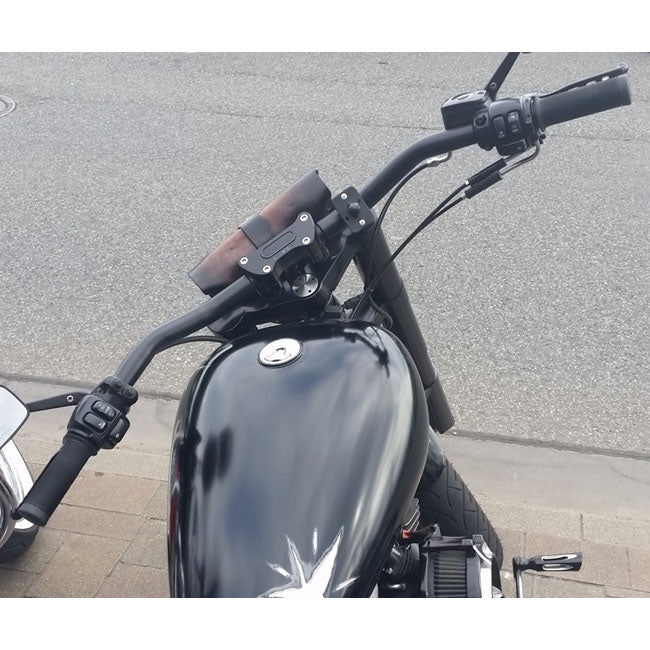 Fehling, 1-1/4" flyer bar. Black HANDLEBARS Fehling Crc