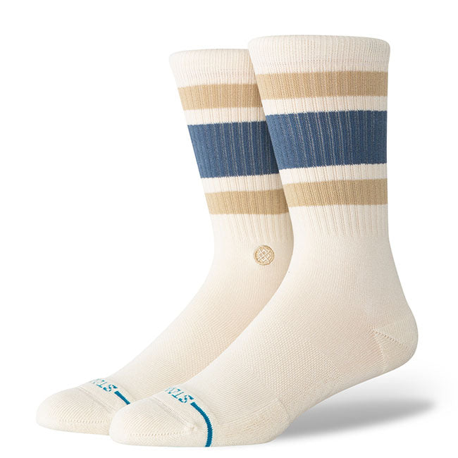Stance Boyd Crew Sock, Ivory Socks Stance Size M / 38-42