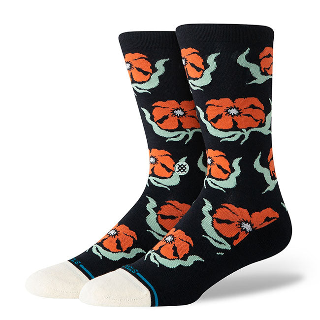 Stance Broadcast Floral Crew Sock Socks Stance Size M / 38-42