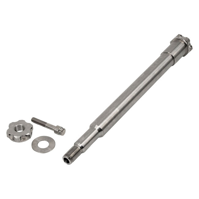 Trask FL Titanium Front Axle Kit - 08-24 Touring Wheel Axles Trask Performance