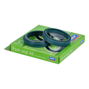 SKF, fork seal kit 39mm. Green. (one fork tube) FORK SEAL KITS Skf
