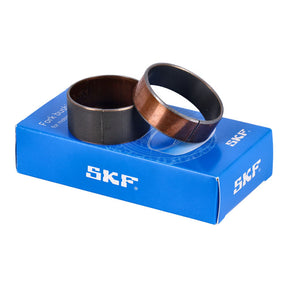 SKF, fork slider bushing kit 41mm. (one fork tube) FORK SEAL KITS Skf