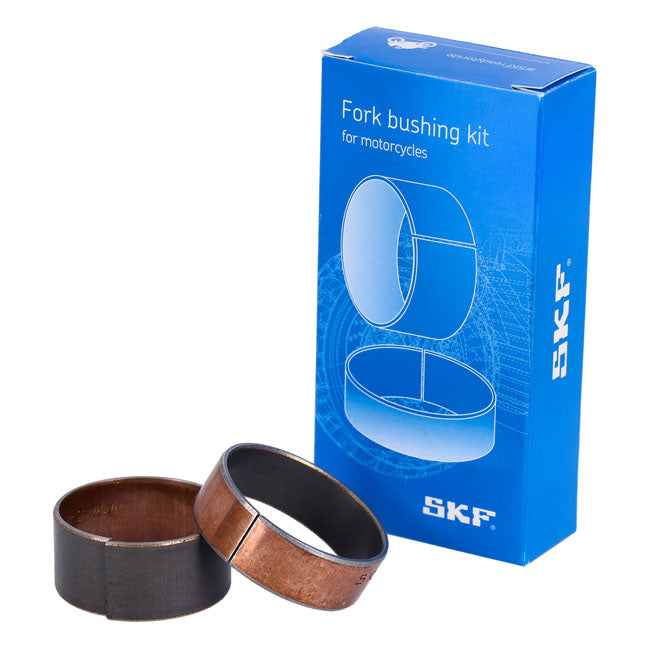 SKF, fork slider bushing kit 41mm. (one fork tube) FORK SEAL KITS Skf