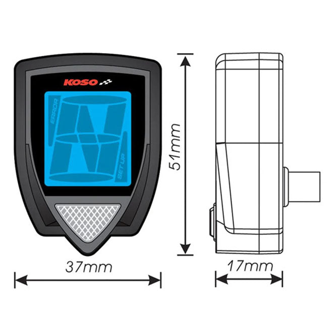 KOSO, digital gear indicator Koso