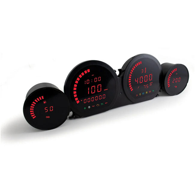 Koso North America Gauge Hd 03 L Red Led 2014 2022 Speedometers Koso North America