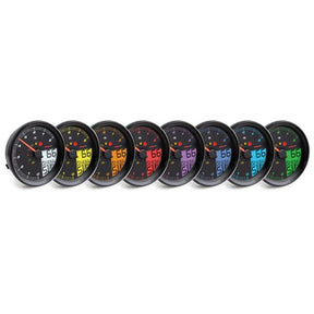Koso North America Hd 05 Multifunction Meter Dyna Multi Fit Black Bezel Speedometers Koso North America