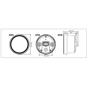 Koso North America D60 Hd Tnt 05 Tach Abe Speedometers Koso North America