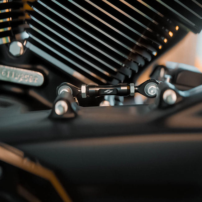 Kraus Motor Co. SX3 Shift Rod, Black - 18+ Softail Shifter Rod Parts Kraus Motor Co.