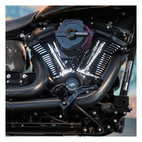 Kraus Motor Co. S3X Brake Lever, Black - +18 Softail Brake Pedals Kraus Motor Co.