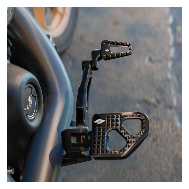 Kraus Motor Co. S3X Brake Lever, Black - +18 Softail Brake Pedals Kraus Motor Co.