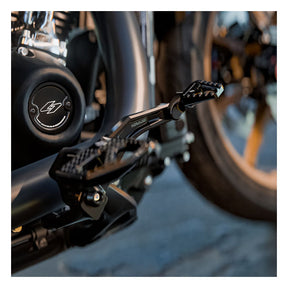 Kraus Motor Co. S3X Brake Lever, Black - +18 Softail Brake Pedals Kraus Motor Co.