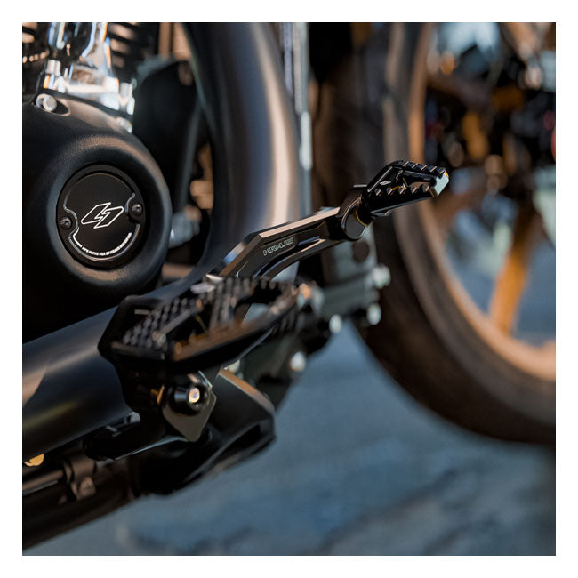 Kraus Motor Co. S3X Brake Lever, Black - +18 Softail Brake Pedals Kraus Motor Co.