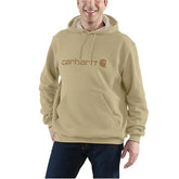 Carhartt Signature Logo Hoodie, Beach Heather Hoodie Carhartt S